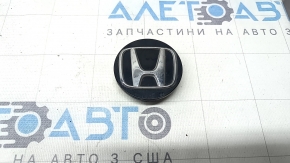 Центральный колпачок на диск R19 Honda Accord 18-22 черный, 62/56мм, тип 2