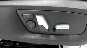 Пассажирское сидение BMW 5 G30 21-23 с airbag, электрическое, подогрев, перфорация, кожа Sensatec, черная schwarz, Sport, под чистку, вмятина на спинке