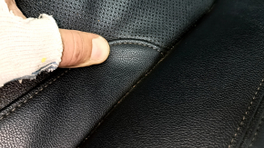 Пассажирское сидение BMW 5 G30 21-23 с airbag, электрическое, подогрев, перфорация, кожа Sensatec, черная schwarz, Sport, под чистку, вмятина на спинке