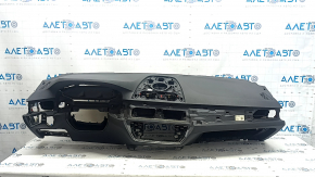 Торпедо передняя панель с AIRBAG BMW 5 G30 21-23 черная, ржавый пиропатрон