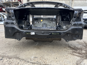 Задняя панель BMW 5 G30 17-23 2 части, на кузове, черная