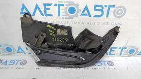 Заглушка глушителя правая Honda Accord 18-22 hybrid с хромом, вставка белая, царапины