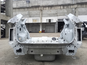 Задняя панель Jaguar F-Pace X761 17-23 комплект 6 частей, белая, на кузове, сталь
