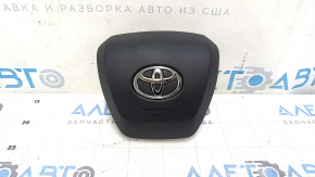 Подушка безопасности airbag в руль водительская Toyota Highlander 20-21 черная