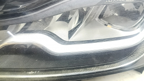 Фара передняя левая Jaguar F-Pace X761 17-20 LED, под полировку, надломано крепление