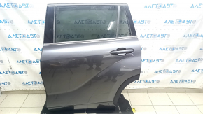 Дверь в сборе задняя левая Toyota Highlander 20-26 графит 1G3, тычки