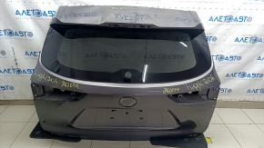 Дверь багажника голая со стеклом Toyota Highlander 20-22 графит 1G3