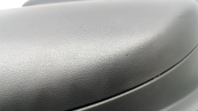 Ornamente ușă, spate dreapta, Jaguar F-Pace X761 17-20, piele neagră cu cusături albe, cotieră din piele, cu ornamente negre lucioase, cu iluminare din spate, cu mâner, zgârieturi