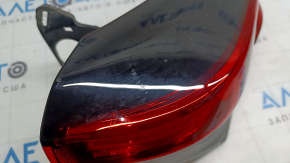 Фонарь внешний крыло правый Toyota Highlander 20-23 LED без крепления, треснут, потертости