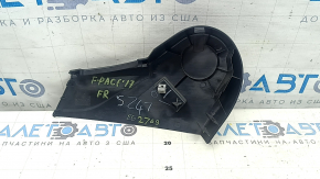 Накладка пассажирского сиденья боковая Jaguar F-Pace X761 17-20 черная, надломана направляющая, царапины
