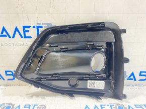 Решетка переднего бампера правая Audi Q5 80A 21-24 с хромом, черный мат