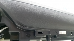 Торпедо передняя панель с AIRBAG Toyota Highlander 20-22 черная без проекции, царапины