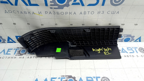 Вставка накладки порога задняя левая Toyota Highlander 20-26 решетка, черная, hybrid, царапины