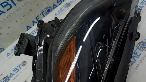 Фара передняя левая Toyota Highlander 21-26 LED+LED DRL темная, песок