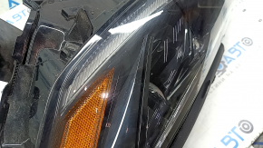 Фара передняя левая Toyota Highlander 21-26 LED+LED DRL темная, песок