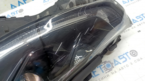 Фара передняя левая Toyota Highlander 21-26 LED+LED DRL темная, песок