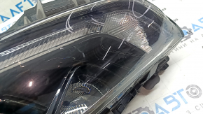 Фара передняя левая Toyota Highlander 21-26 LED+LED DRL темная, песок