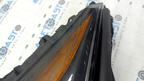 Фара передняя правая Toyota Highlander 21-26 LED+LED DRL темная, песок