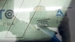 Geam solid spate dreapta Jaguar F-Pace X761 17-21, negru lucios, antenă, ornament decorativ uzat