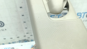 Ornament montant central stânga, curea superioară, Toyota Camry v50 12-14 SUA, bej, zgârieturi