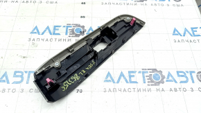Ornament geam electric spate stânga pentru Toyota Camry v50 12-14 SUA, model gri, cu aspect de lemn, zgârieturi
