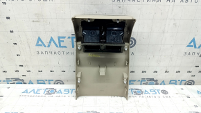 Накладка центральной консоли задняя Toyota Camry v50 12-14 usa бежевая, с дефлектором