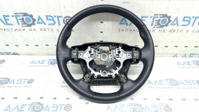 Руль голый Toyota Camry v50 12-14 usa LE, XLE, кожа, черный, царапины, потертости