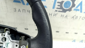 Руль голый Toyota Camry v50 12-14 usa LE, XLE, кожа, черный, царапины, потертости