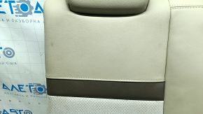 Спинка заднего ряда 2 ряд правая Toyota Camry v50 12-14 usa кожа беж, вставка ткань, с подлокотником, под химчистку, вмятина