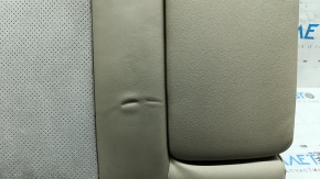 Спинка заднего ряда 2 ряд правая Toyota Camry v50 12-14 usa кожа беж, вставка ткань, с подлокотником, под химчистку, вмятина