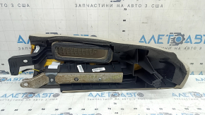 Подушка безопасности airbag заднего левого сиденья Toyota Camry v50 12-14 hybrid usa кожа бежевая, под химчистку, вмятины, царапины