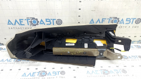 Подушка безопасности airbag заднего правого сиденья Toyota Camry v50 12-14 hybrid usa кожа бежевая, под химчистку, вмятины