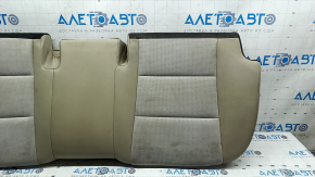 Подушка заднего сидения 2 ряд Toyota Camry v50 12-14 usa кожа беж, вставка ткань, под химчистку, вмятина