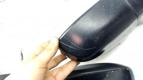 Зеркало боковое левое в сборе Toyota Camry v50 12-14 6 пинов, BSM, подогрев, черное, царапины