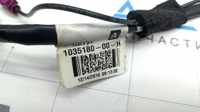 Зеркало боковое левое в сборе Tesla Model X 16-21 13+1 пинов, графит PMNG + хром, подогрев, автозатемнение, царапина, скол