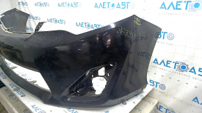 Бампер передний голый Toyota Camry v50 12-14 usa LE XLE, черный, песок, царапины, вмятина, надломано крепление