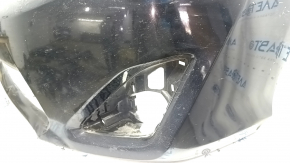 Бампер передний голый Toyota Camry v50 12-14 usa LE XLE, черный, песок, царапины, вмятина, надломано крепление