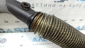 Приемная труба с катализатором Toyota Highlander 20-26 hybrid с подогревом, порвана сетка
