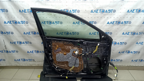 Дверь в сборе передняя левая Toyota Camry v50 12-14 usa keyless, черный 218, тычка на хроме