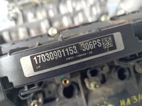 Двигатель Jaguar F-Pace X761 17-20 3.0t AJ126, 104к, повреждение водой, эмульсия, клин, с гидротрансформатором, на запчасти