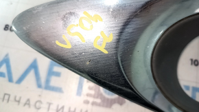 Обрамление птф левое Toyota Camry v50 12-14 usa XLE хром, 2 части, песок, тычки