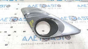 Обрамление птф правое Toyota Camry v50 12-14 usa XLE хром, 2 части, песок, тычки