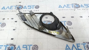 Обрамление птф правое Toyota Camry v50 12-14 usa XLE хром, 2 части, песок, тычки