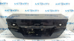 Крышка багажника Toyota Camry v50 12-14 usa SE, черный 218, под спойлер, под камеру, царапины