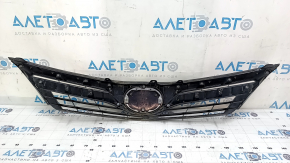 Решетка радиатора grill со значком Toyota Camry v50 12-14 hybrid usa LE XLE, песок, тычки