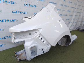 Четверть крыло задняя правая Mazda 3 19-26 4d, белая, отпилена, тычки
