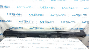 Порог правый Toyota Camry v50 12-14 usa LE XLE, с хромом, черный 218, потертость, царапины, песок