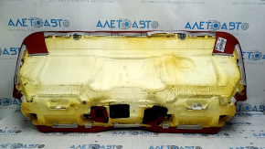 Подушка заднего ряда сидений 2 ряд Alfa Romeo Giulia 17-20 кожа красная, потрескана, царапина