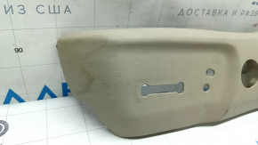 Накладка боковая водительского сидения Toyota Camry v50 12-14 бежевая, под электро, сломано крепление, под чистку, царапины