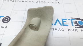 Ornament montan față dreapta sus Tesla Model X 16-21 sub vizieră, Alcantara bej, curățabil chimic